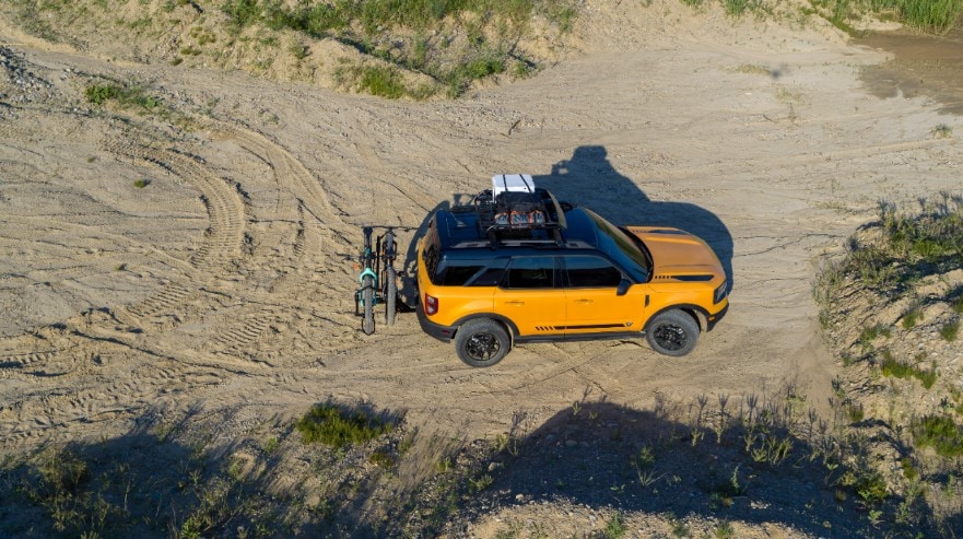 Ford Bronco Sport overhead shot