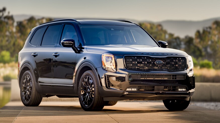 2021 Telluride Nightfall Edition parked on pavement in a park 