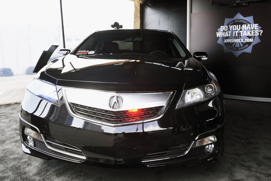 A special edition Acura TL on display