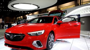 A Buick Regal on display at an auto show