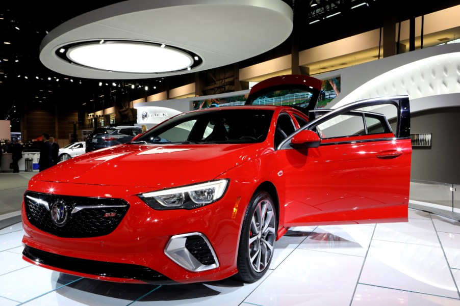 A Buick Regal on display at an auto show