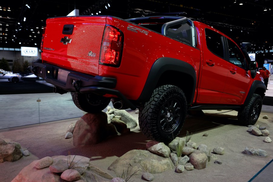 The Chevy Colorado ZR2 Bison is on display at the 111th Annual Chicago Auto Show