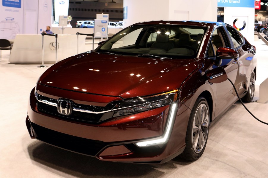 2019 Honda Clarity is on display at the 111th Annual Chicago Auto Show