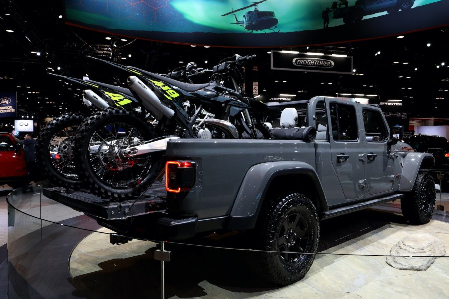 2020 Jeep Gladiator Sport is on display at the 112th Annual Chicago Auto Show