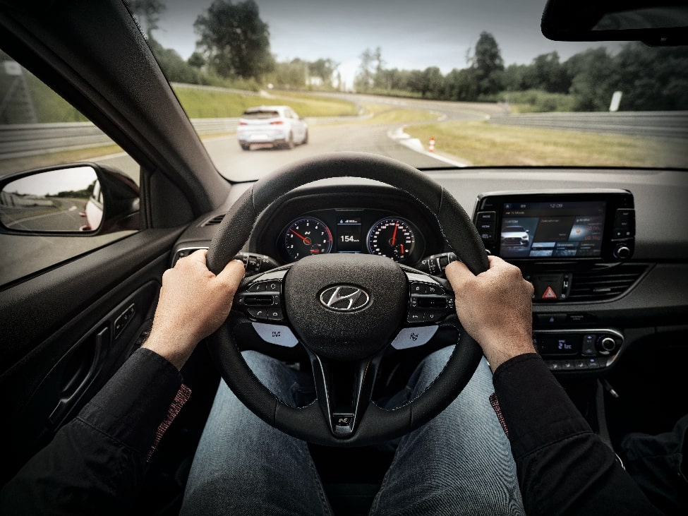 Driving a Hyundai 