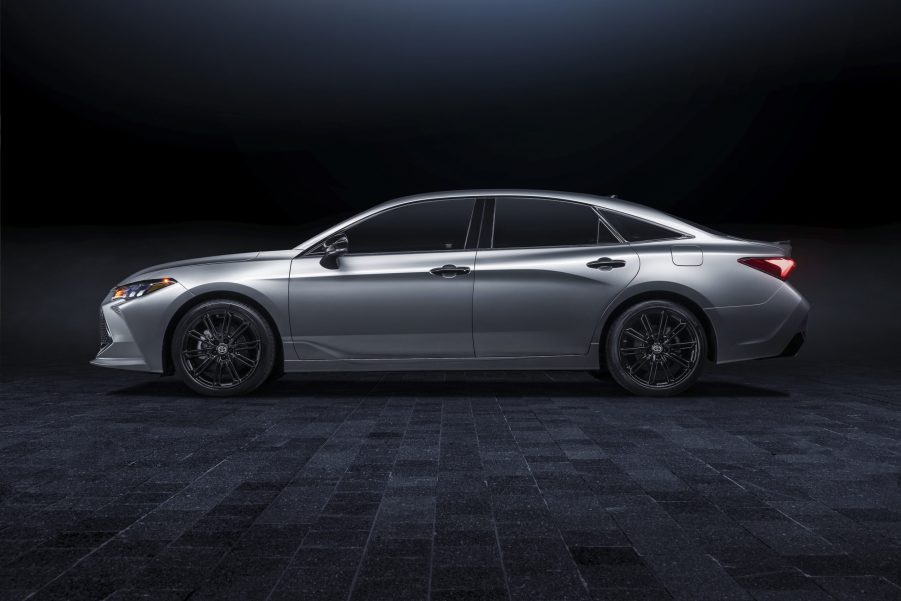 The 2021 Toyota Avalon features a new a bold Nightshade Edition trim.