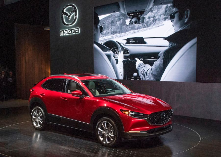 The 2020 CX-30 on display at the 2019 Los Angeles Auto Show