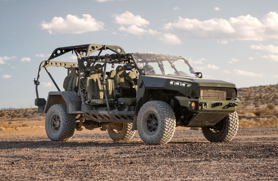 GM Infantry Squad Vehicle that is based on the Chevy Colorado