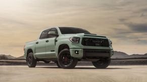 2021 TRD Pro Tundra in the desert