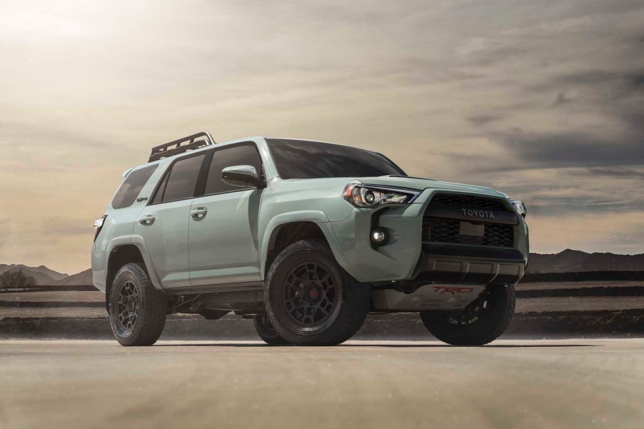 2021 Toyota 4Runner on display with new lunar paint color