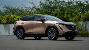 2021 Nissan Ariya parked on street