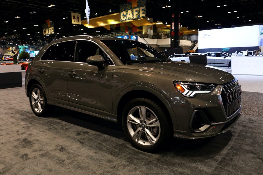 2020 Audi Q3 S Line is on display at the 112th Annual Chicago Auto Show at McCormick Place