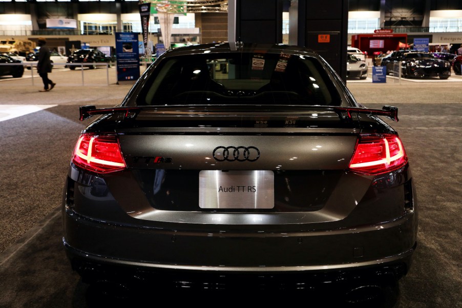 2020 Audi TT RS is on display at the 112th Annual Chicago Auto Show