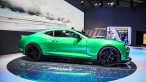 Chevrolet Camaro Track Concept on display during the second press day of the Geneva Motor Show