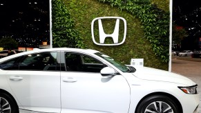 2020 Honda Accord Hybrid is on display at the 112th Annual Chicago Auto Show at McCormick Place