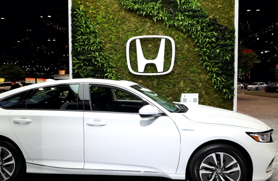 2020 Honda Accord Hybrid is on display at the 112th Annual Chicago Auto Show at McCormick Place