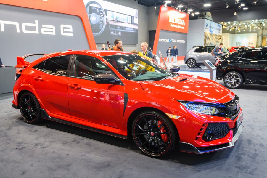 Honda Civic Type-R on display at Brussels Expo