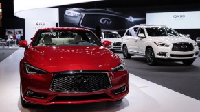 Infiniti Q60 S is on display during the Chicago Auto Show at McCormick Place