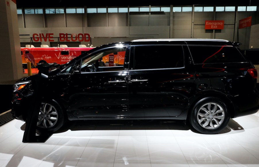 2020 Kia Sedona is on display at the 112th Annual Chicago Auto Show