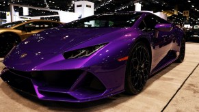 Lamborghini Huracan Evo is on display at the 112th Annual Chicago Auto Show