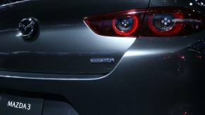 A general view of the all-new Mazda3 is seen during the L.A. Auto Show