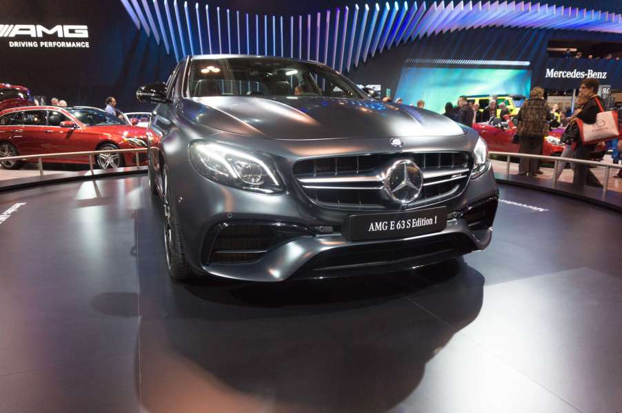 The Mercedes AMG E 63 S Edition 1 at the 2017 Canadian International Autoshow