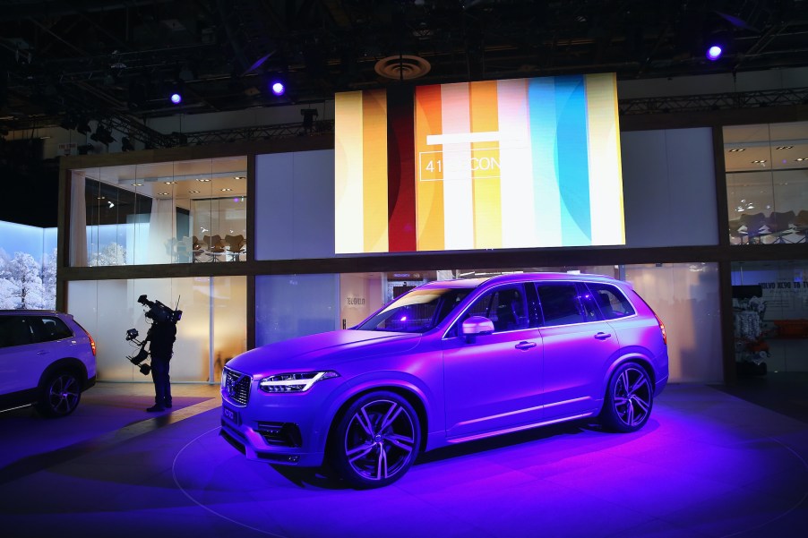 Volvo prepares to introduce the new XC90 at the North American International Auto Show (NAIAS)