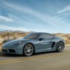 Porsche 718 Cayman in a desert scape