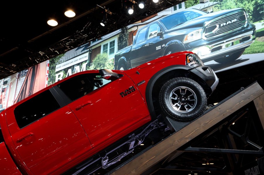 2016 RAM 1500 truck is on display at the 108th Annual Chicago Auto Show