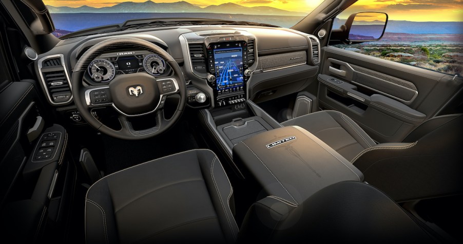 2020 Ram Heavy Duty Limited Black Interior view