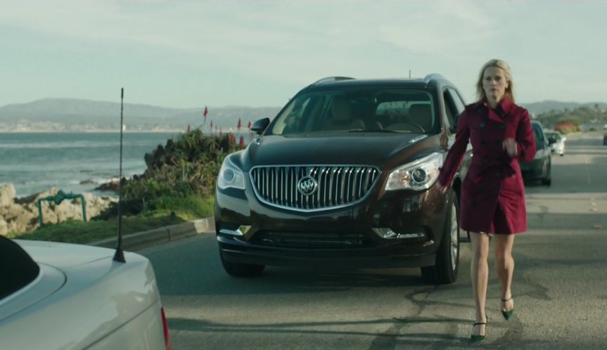 Madeline Mackenzie from Big Little Lies with her Buick Enclave