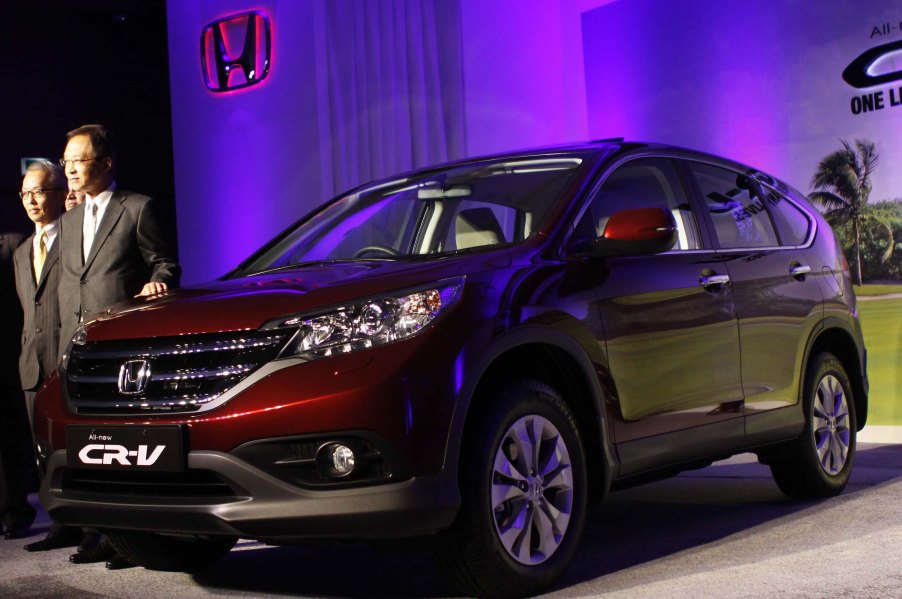 Hironori Kanayama CEO and President Honda cars Launched all new version of its sports utility vehicle CR-V on February 12, 2013