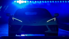 2020 Chevrolet Corvette Stingray revealed in blue lighting