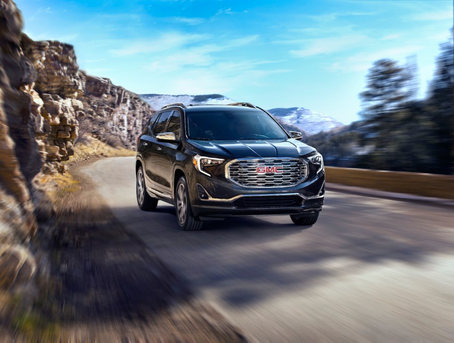 2020 GMC Terrain Denali driving