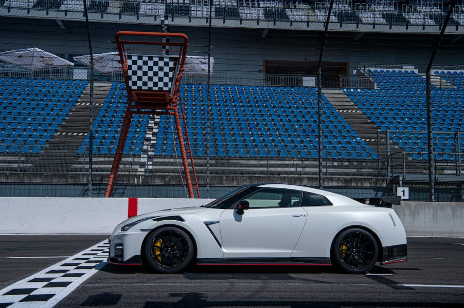 2020 Nissan GT-R NISMO at the race track