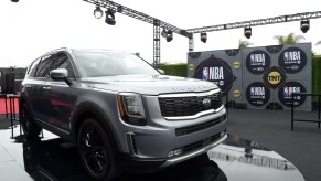 A Kia Telluride is seen during the 2019 NBA Awards presented by Kia on TNT