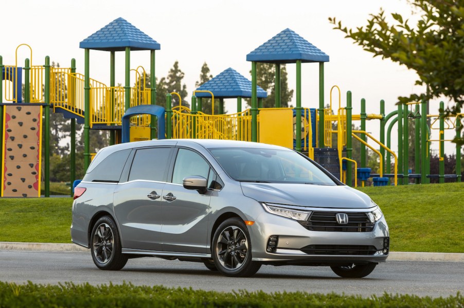 2021 Honda Odyssey outside of the park