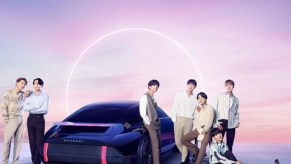 Hyundai Ioniq with BTS