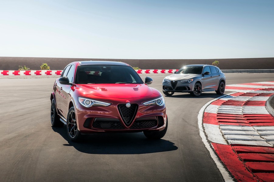 The Alfa Romeo Stelvio Quadrifoglio is a super SUV with a Ferrari engine.