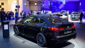 BMW 2 Series or BMW 2 Series Gran Coupé on display at Brussels Expo