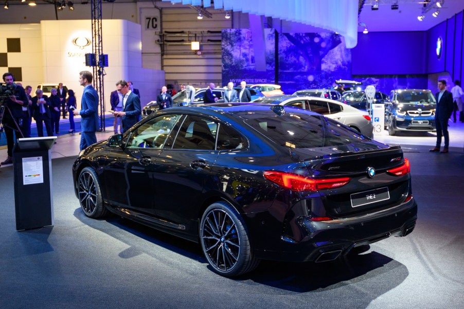 BMW 2 Series or BMW 2 Series Gran Coupé on display at Brussels Expo