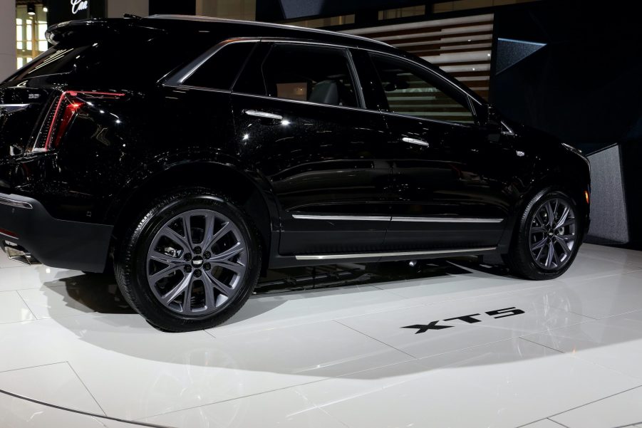 2019 Cadillac XT5 is on display at the 111th Annual Chicago Auto Show