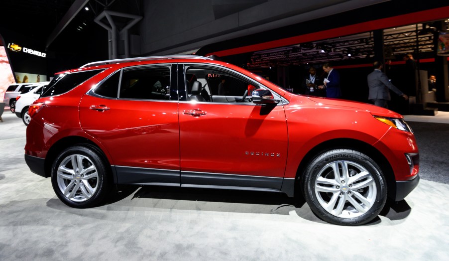 Chevrolet Equinox seen at the New York International Auto Show