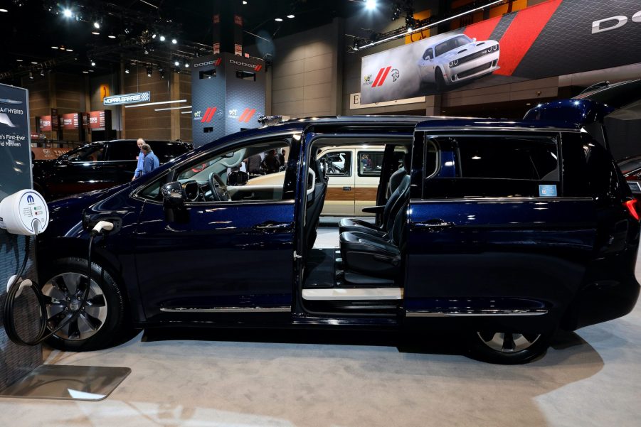 2019 Chrysler Pacifica Hybrid is on display at the 111th Annual Chicago Auto Show