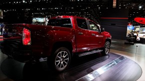 2016 GMC Canyon Denali is on display at the 108th Annual Chicago Auto Show