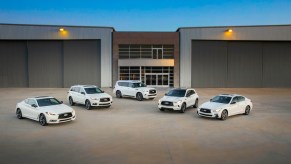 Infiniti family line-up