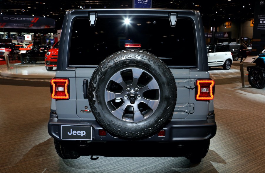 2020 Jeep Wrangler Sport is on display at the 112th Annual Chicago Auto Show