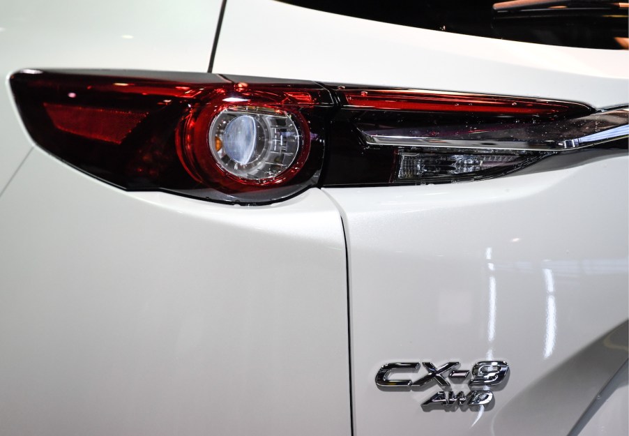 An assembly line of new Mazda CX-9 cars at Mazda Sollers Manufacturing Rus, a Russian-Japanese joint car assembly plant