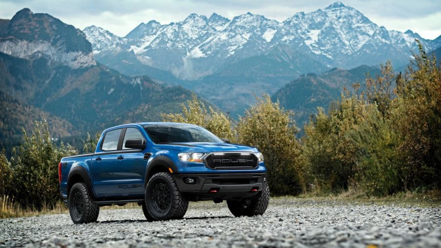 Ford Ranger Roush parked in gravel