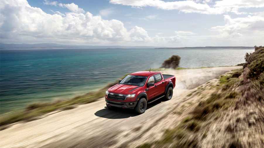 Ford Ranger Roush in sand